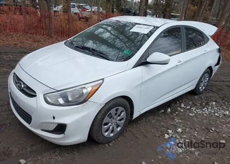 2017 Hyundai Accent Se z USA, uszkodzony, nr VIN KMHCT4AE1HU221354